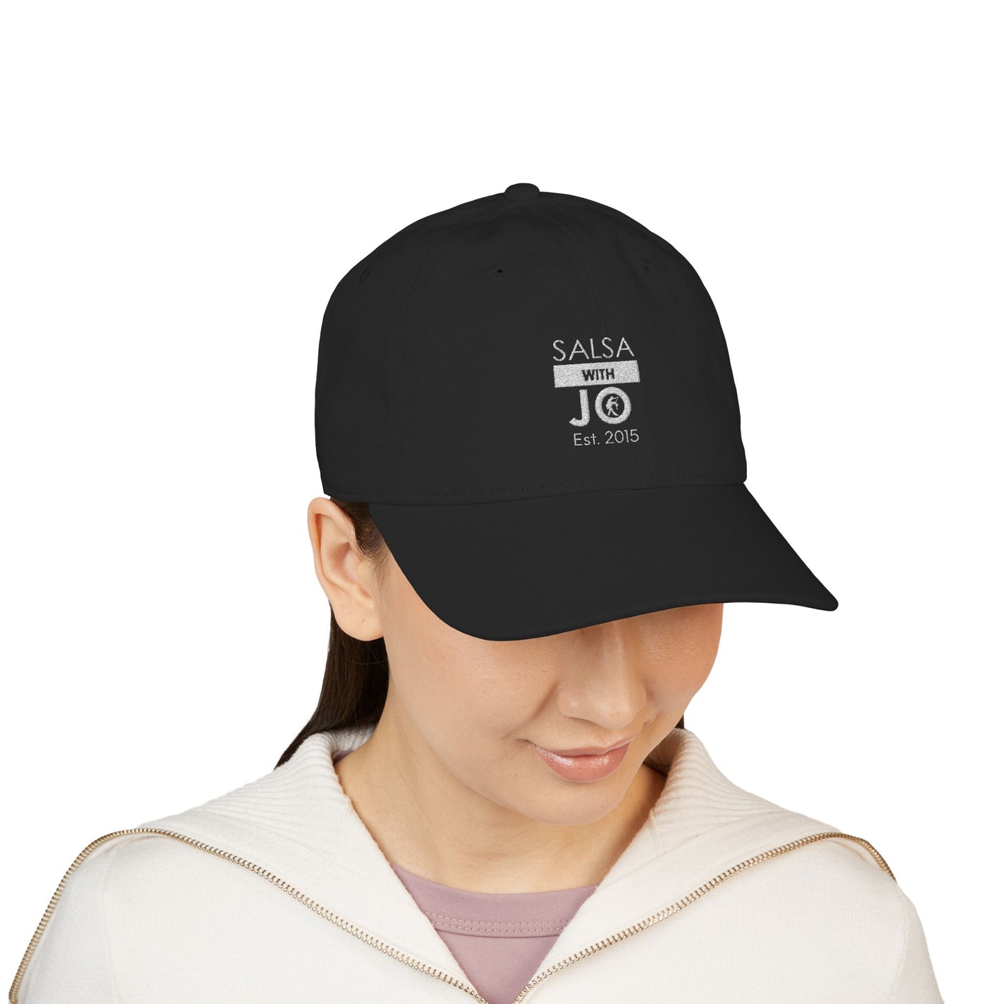 Salsa With Jo Embroidered Organic Baseball Cap