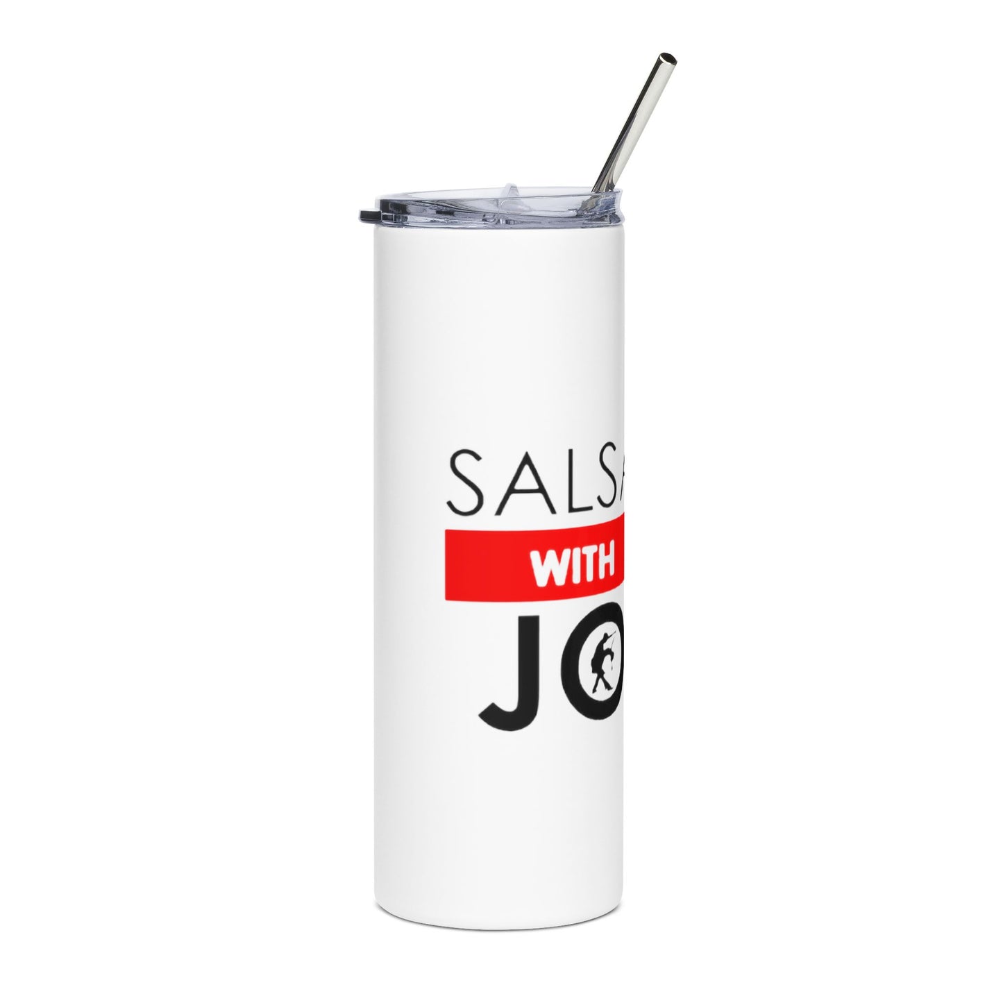 20oz Stainless Steel Tumbler — “Salsa With Jo” Insulated Drink Cup