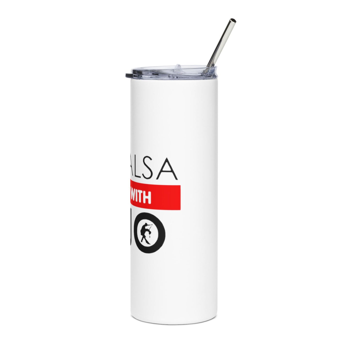 20oz Stainless Steel Tumbler — “Salsa With Jo” Insulated Drink Cup